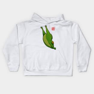 Frog Cat Stretch Kids Hoodie